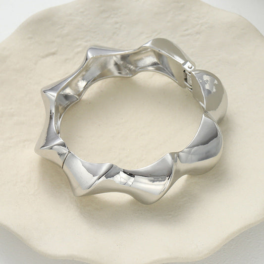 Modern Silver Bracelet