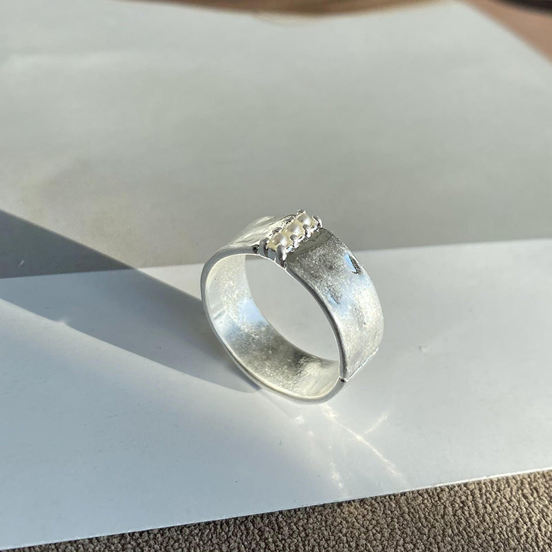 Modern Silver Ring