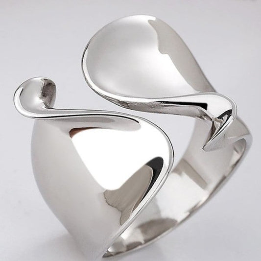 Modern Silver Ring