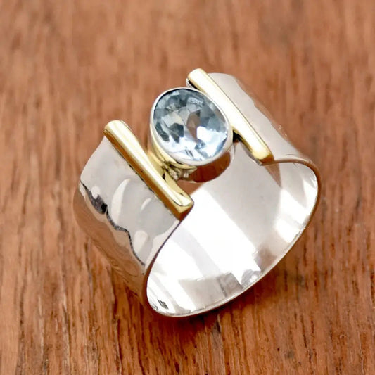Modern Topaz Ring