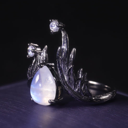 Moonstone Statement Ring
