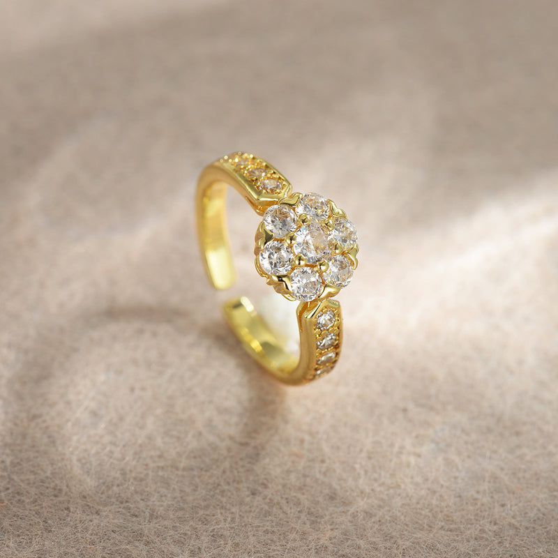 Floral Cluster Ring