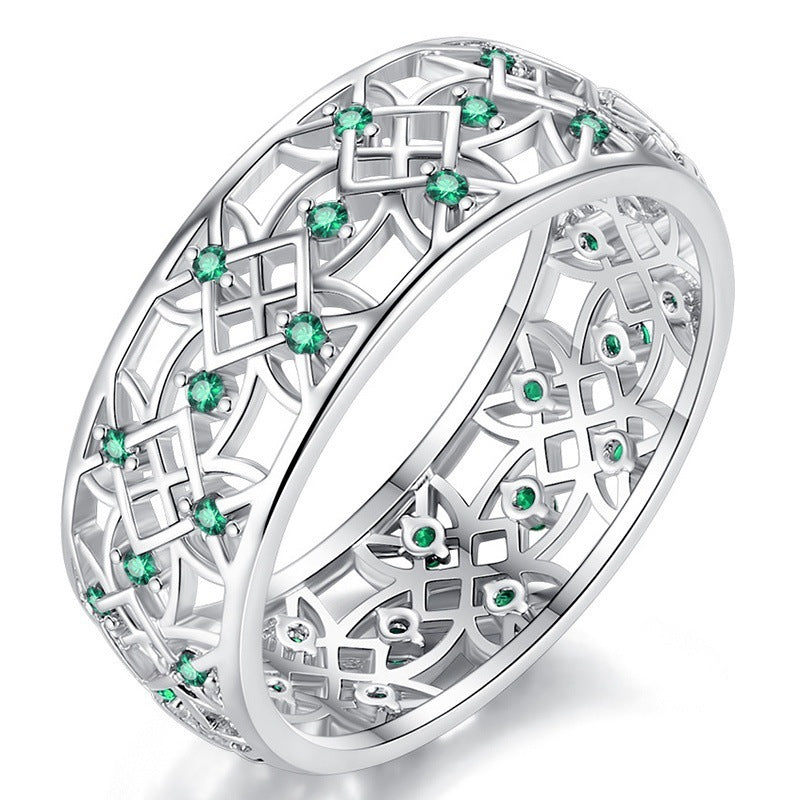 Elegant Starwoven Silver Ring