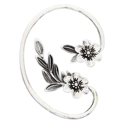 Elegant Floral Leaf Cascade Earrings