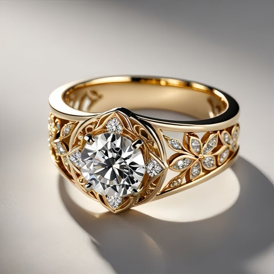Marquise Garden Filigree Ring