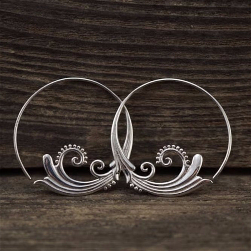 Ornate Spiral Earrings