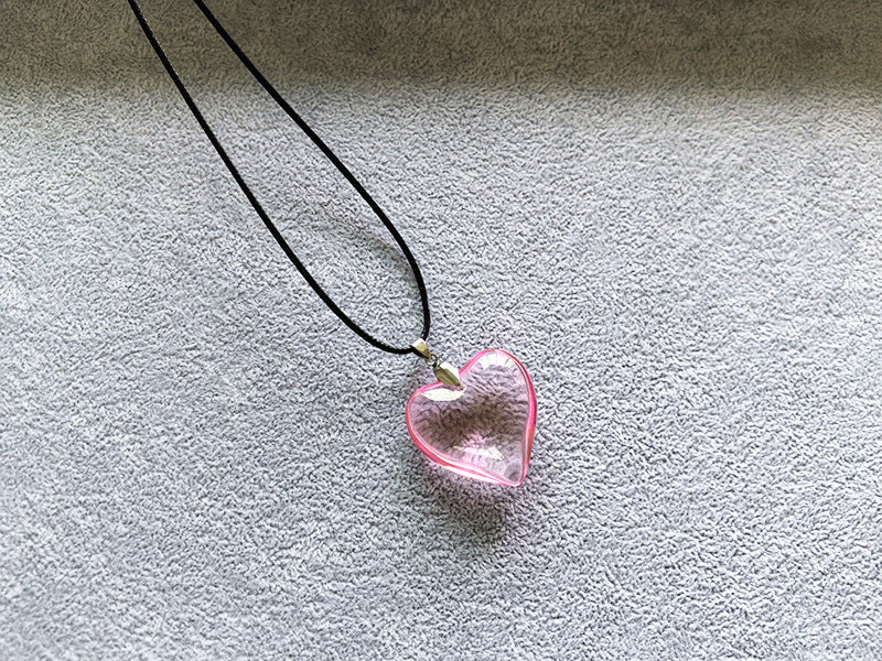 Pink Heart Necklace