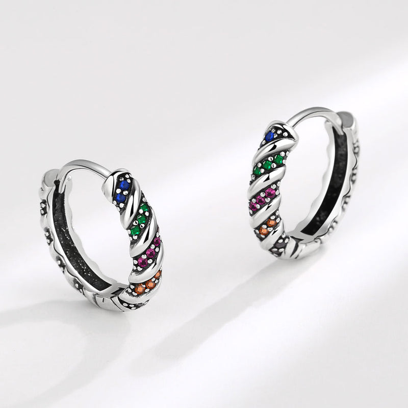 Rainbow Gemstone Earrings
