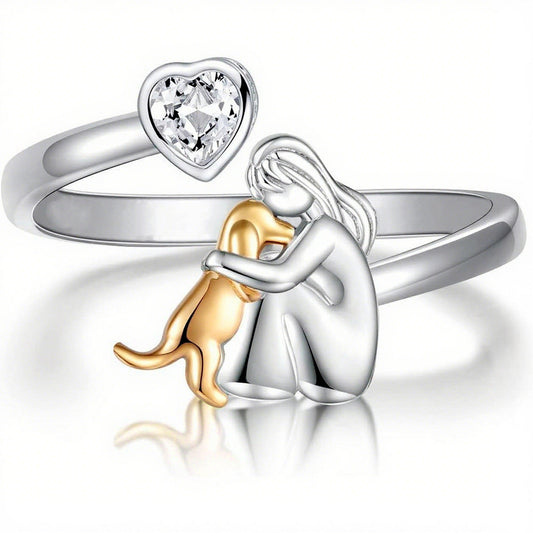 Romantic Girl Heart Ring