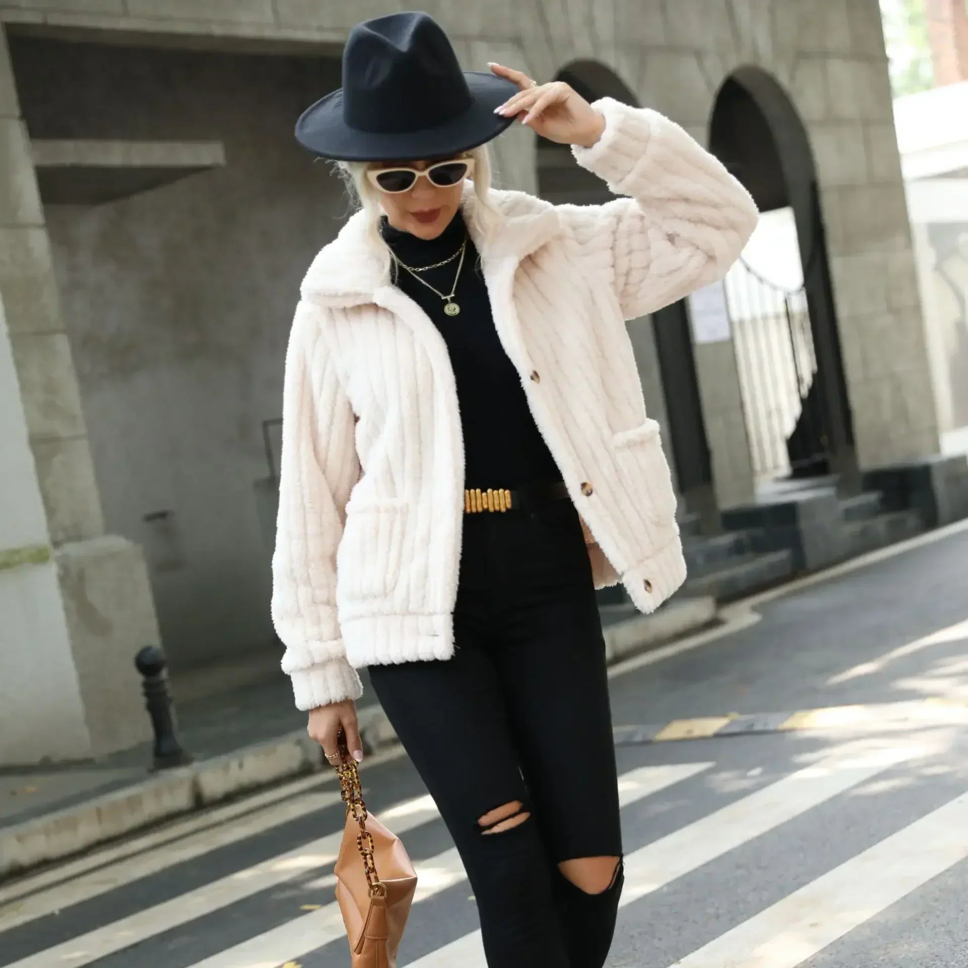 Klasyczny vintage Kurtka