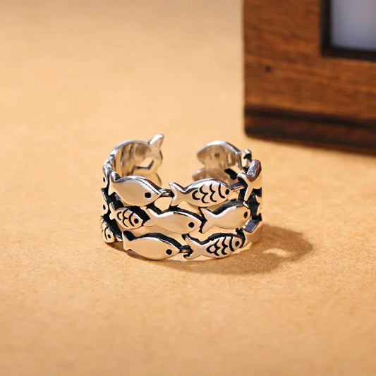 Silver Fish Ring