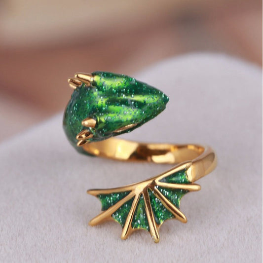 Statement Green Emerald Ring