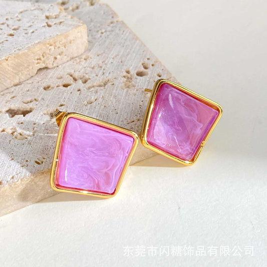 Statement Pink Earrings