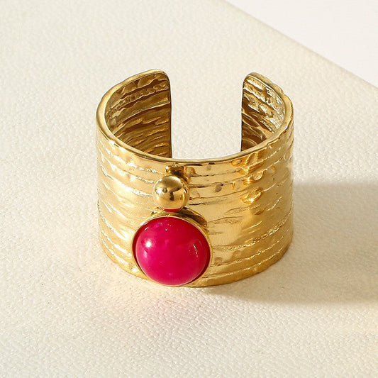 Statement Ruby Cuff Ring