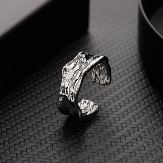 Statement Silver Cuff Ring
