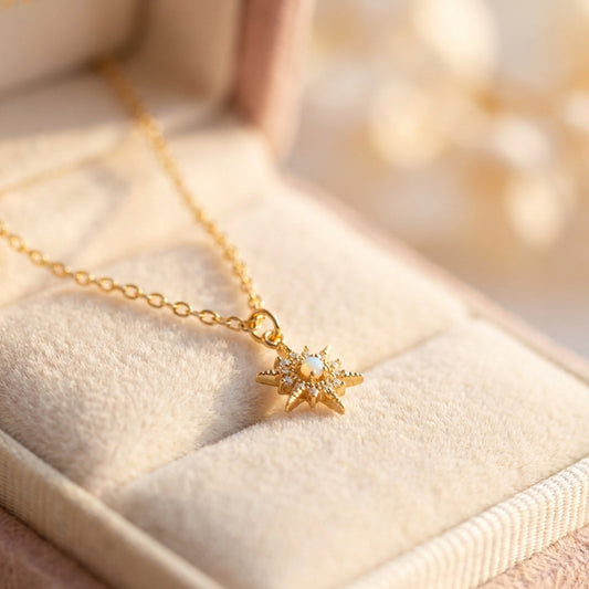 Stellina Opal Star Necklace