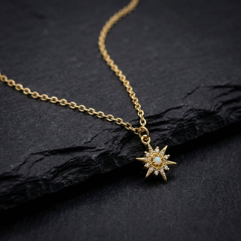 Stellina Opal Star Necklace