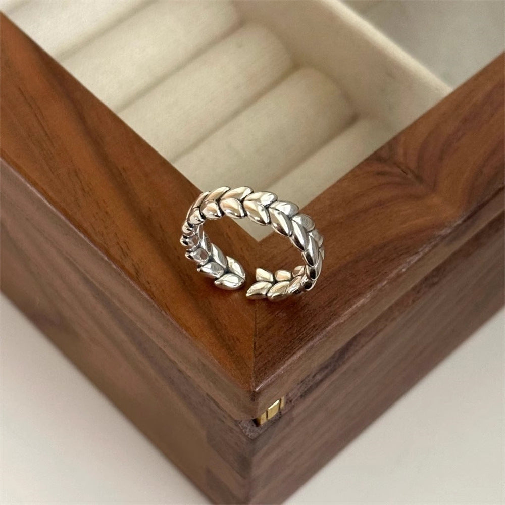 Twisted Silver Ring