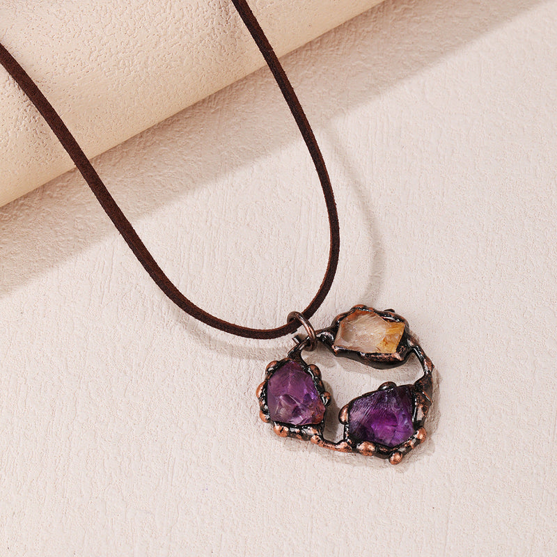 Vintage Amethyst Citrine