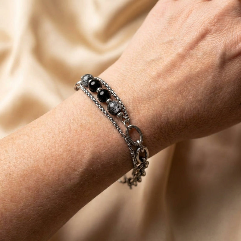 Bead Link Chain Bracelet