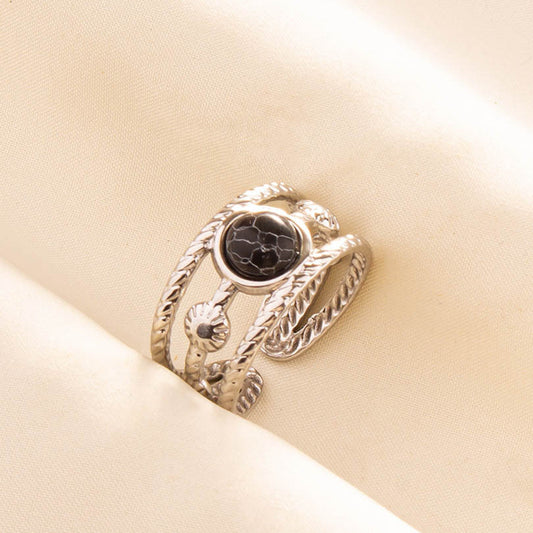 Vintage Black Onyx Ring