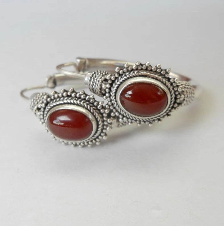 Vintage Carnelian Earrings