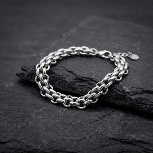 Vintage Chain Silver Bracelet