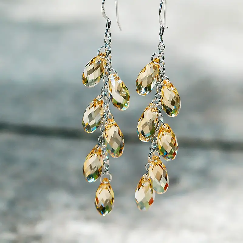 Vintage Dangling Crystals
