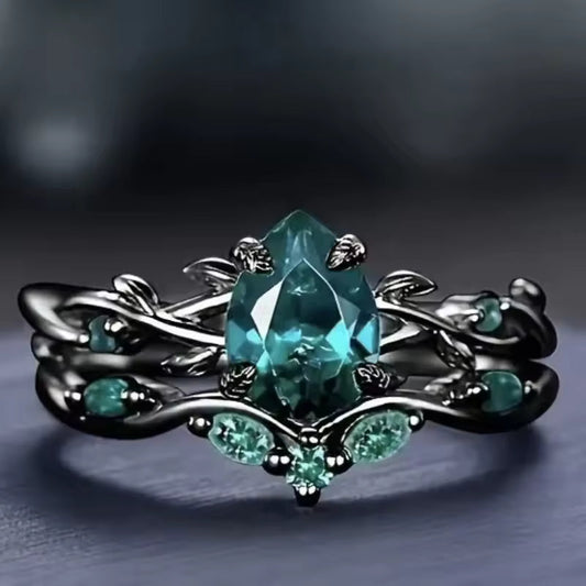 Vintage Emerald Statement Ring