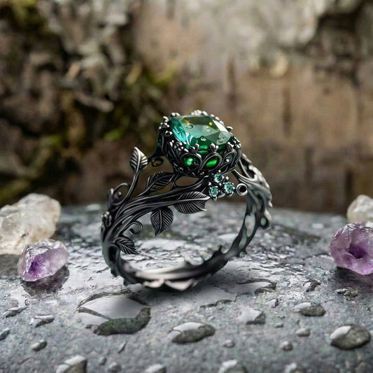 Vintage Emerald Statement Ring