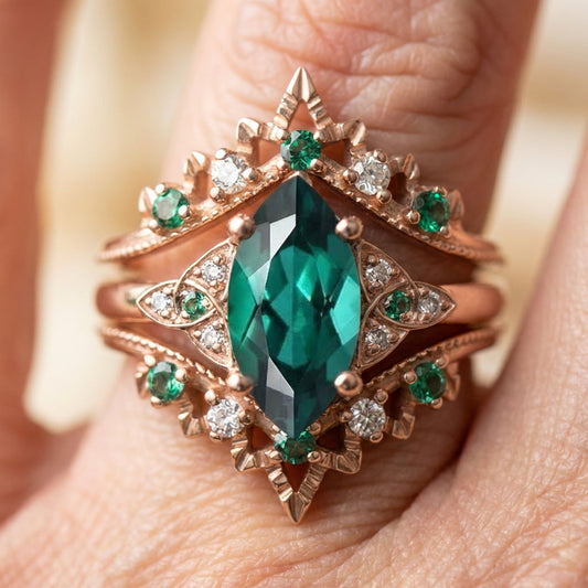 Emerald Statement Ring