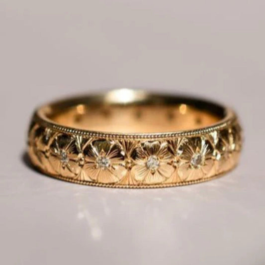Vintage Floral Ring