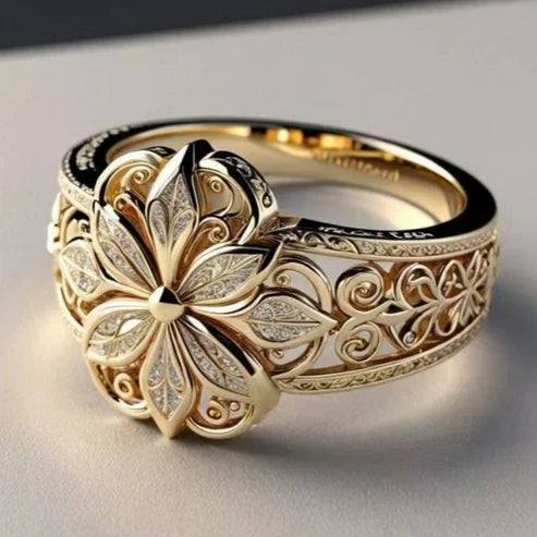 Vintage Floral Ring