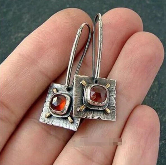 Vintage Garnet Earrings