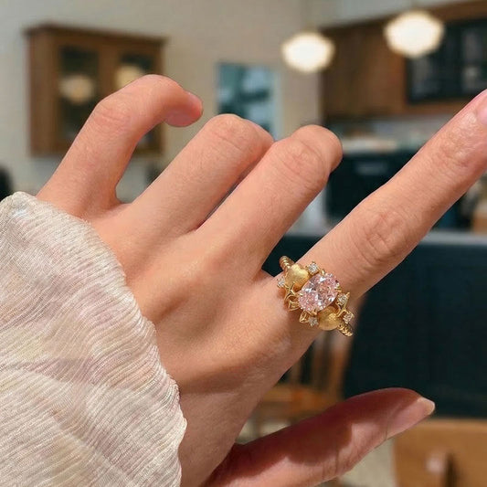 Vintage Gold Amethyst Ring