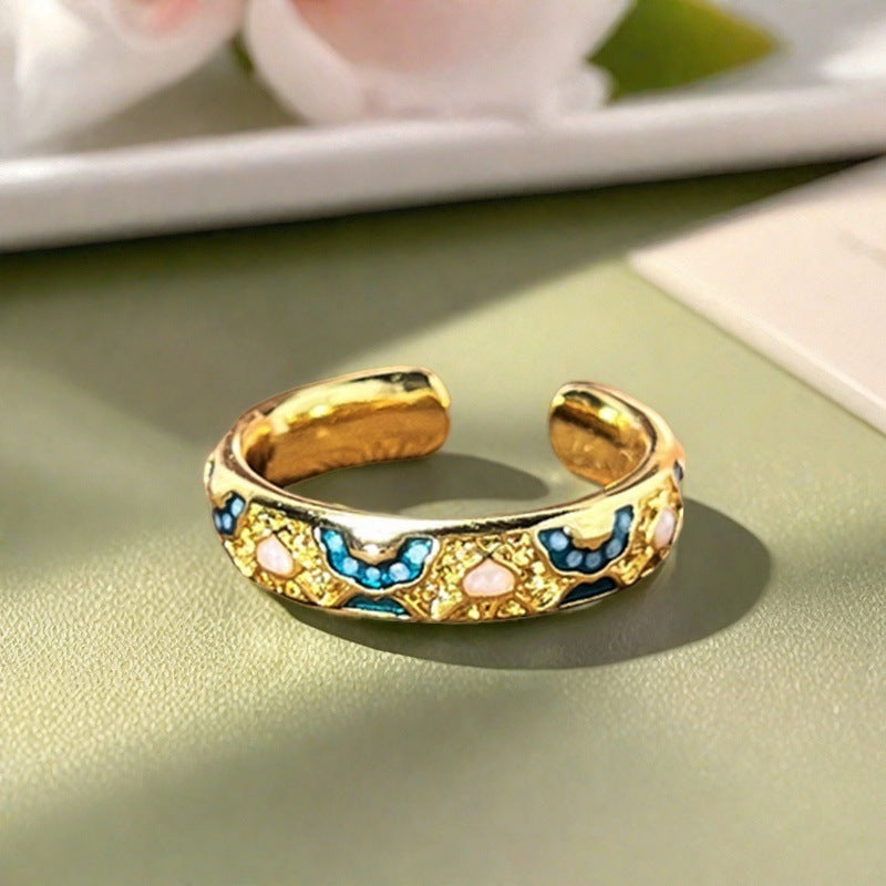 Vintage Gold Cuff Ring