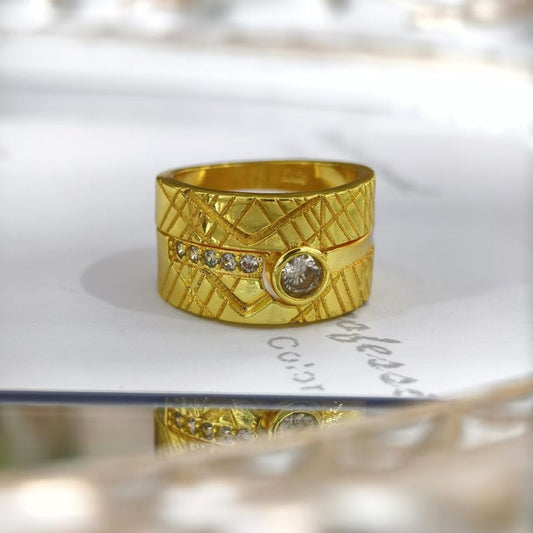 Vintage Gold Diamond Ring