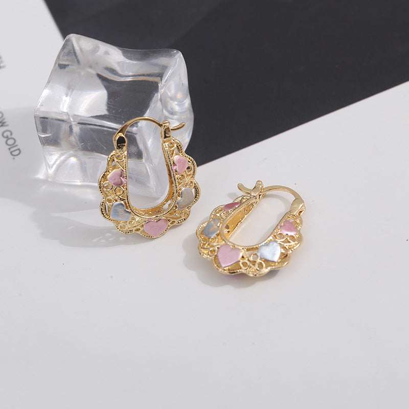 Vintage Gold Hoop Earrings