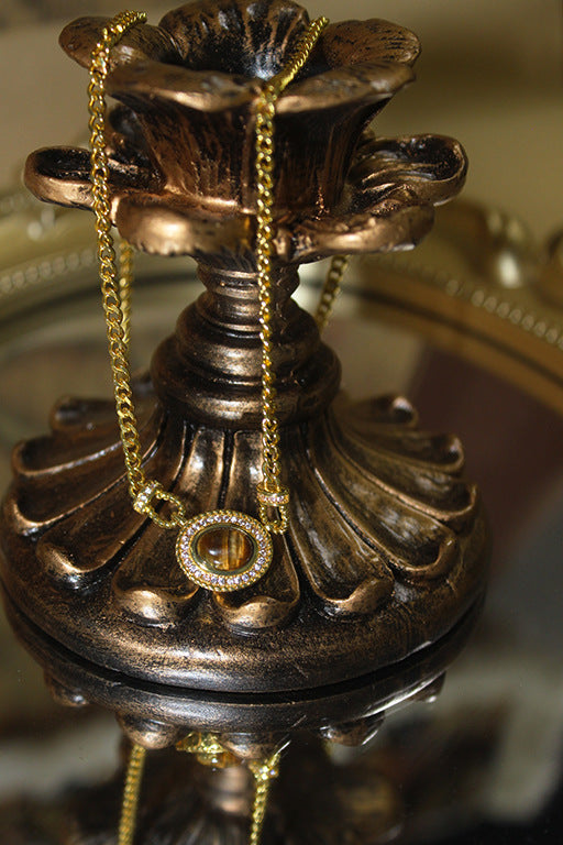 Vintage Gold Pendant Necklace