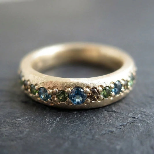 Vintage Gold Sapphire Ring