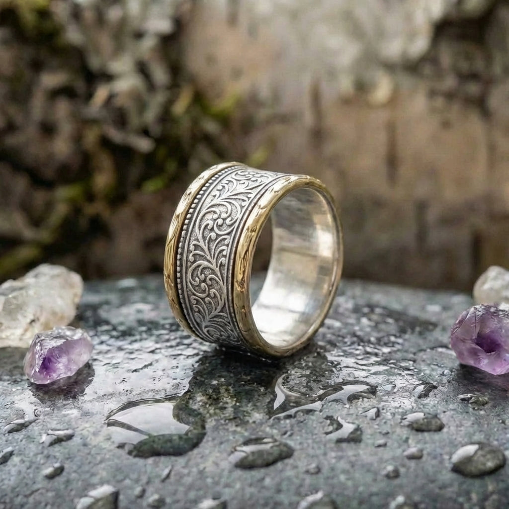 Vintage Golden & Silver Ring