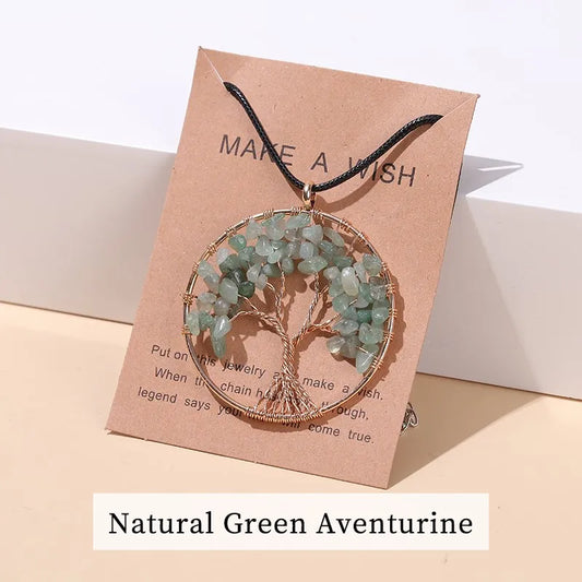 Vintage Green Aventurine Necklace
