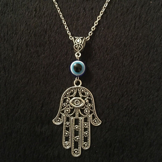 Vintage Hamsa Necklace