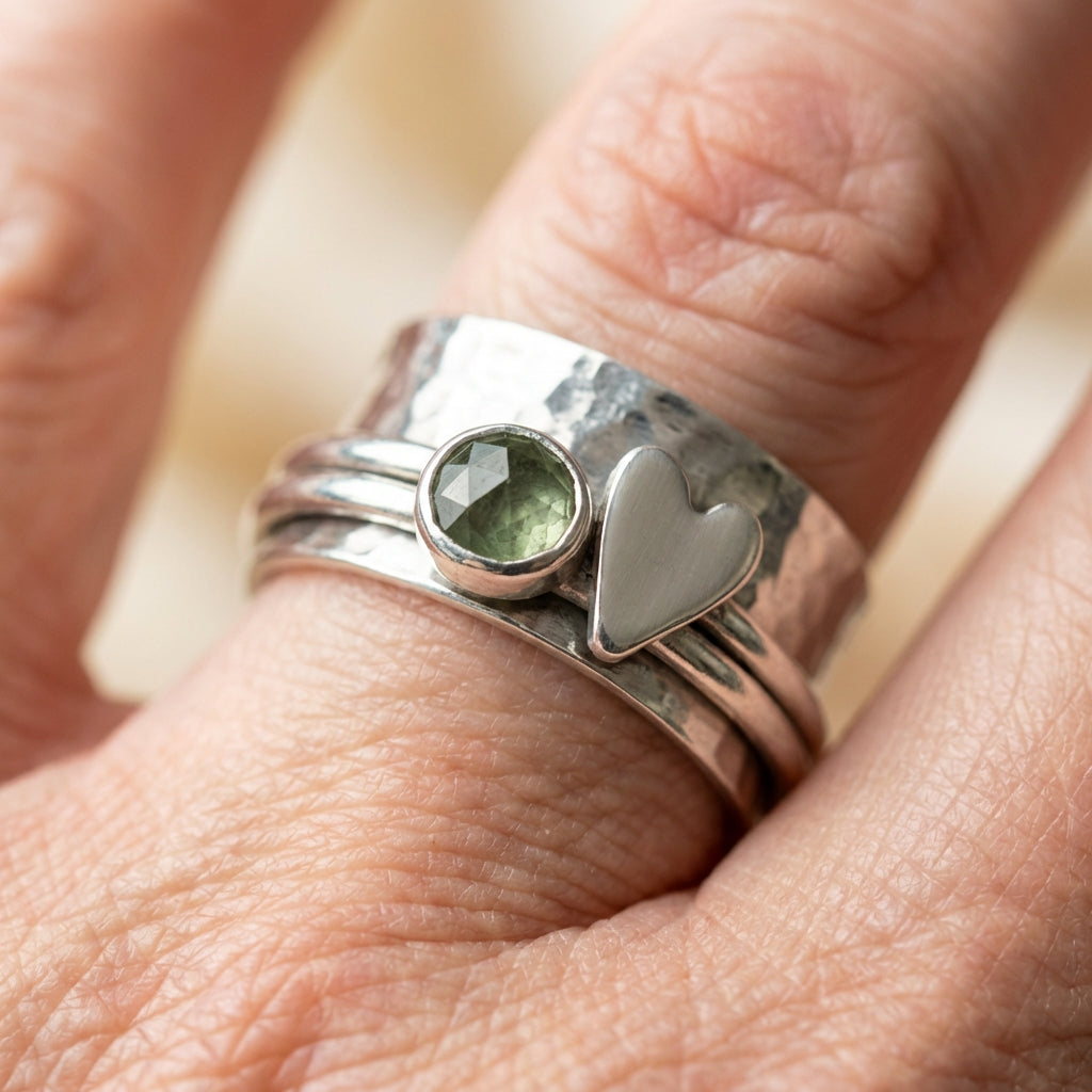 Heart Stone Ring