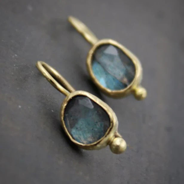 Vintage Labradorite Earrings