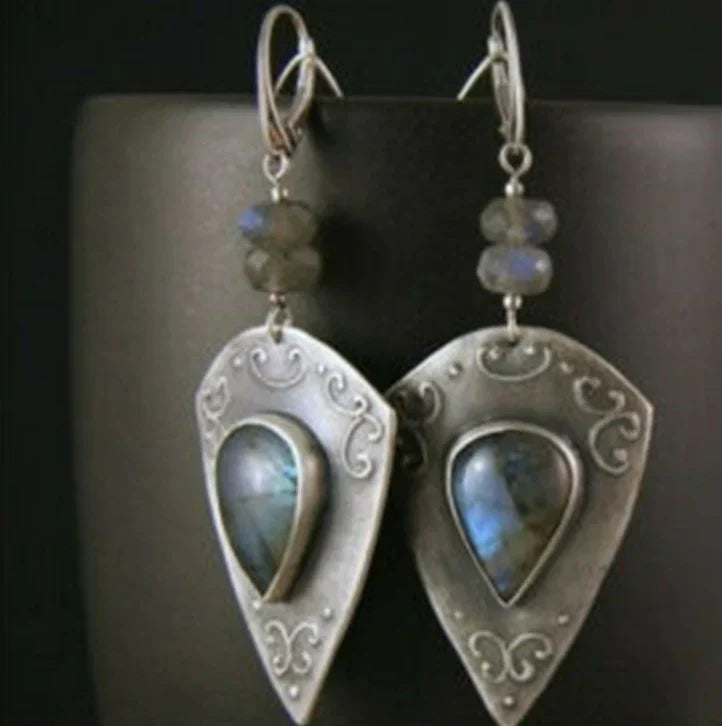 Vintage Labradorite Earrings