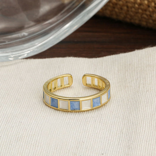 Vintage Lapis Cuff Ring