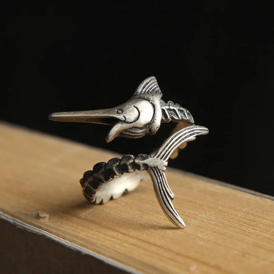 Vintage Marlin Fish Ring