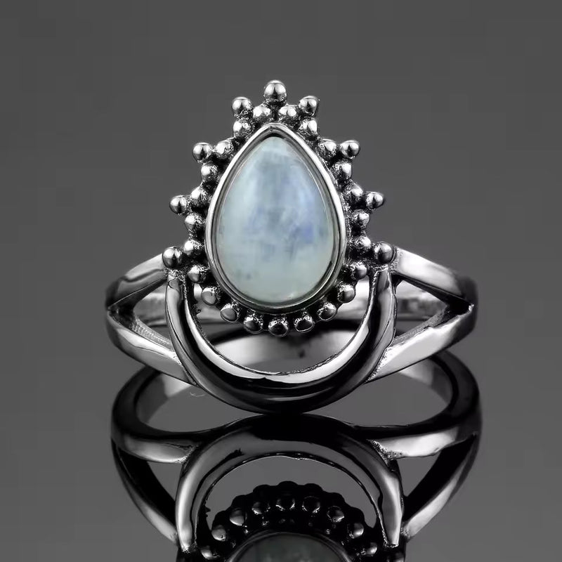 Vintage Moonstone Statement Ring