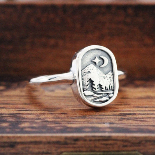 Vintage Mountain Ring